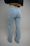 GRADOX straight fit denim jeans, model wearing size M