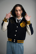GRADOX varsity jacket detail, size M